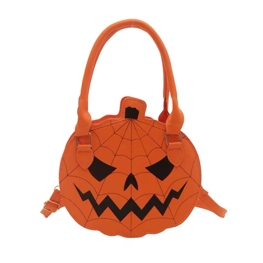 Orange Pumpkin Crossbody Bag